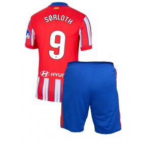 Atletico Madrid Alexander Sorloth #9 Hemmakläder Barn 2024-25 Kortärmad (+ Korta byxor)